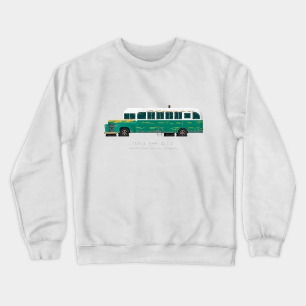 Into the Wild - Famous Cars Crewneck Sweatshirt by Fred Birchal